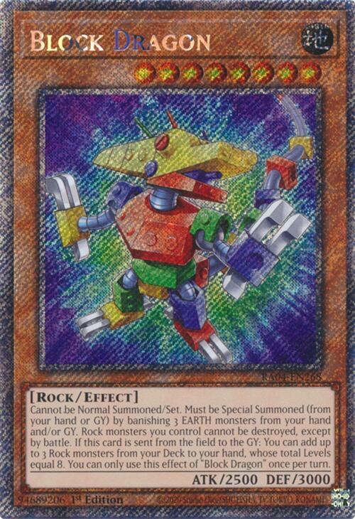 Block Dragon - Platinum Secret Rare