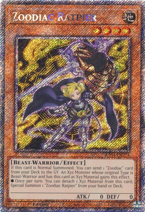 Zoodiac Ratpier - Platinum Secret Rare
