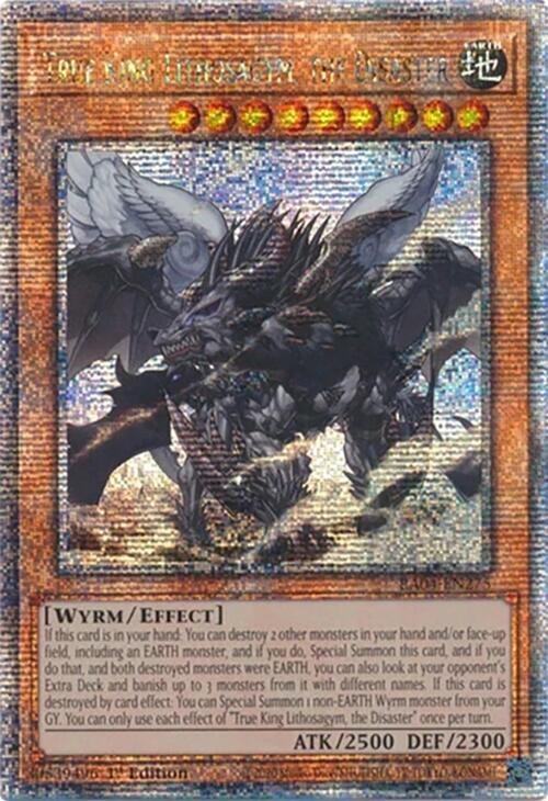 True King Lithosagym, the Disaster - Quarter Century Secret Rare