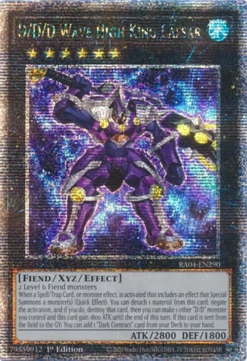 D/D/D Wave High King Caesar - Quarter Century Secret Rare
