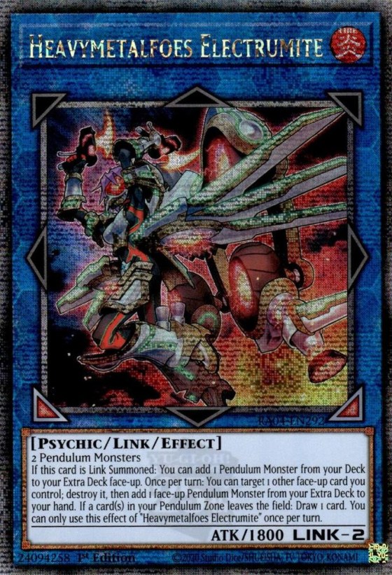 Heavymetalfoes Electrumite - Quarter Century Secret Rare