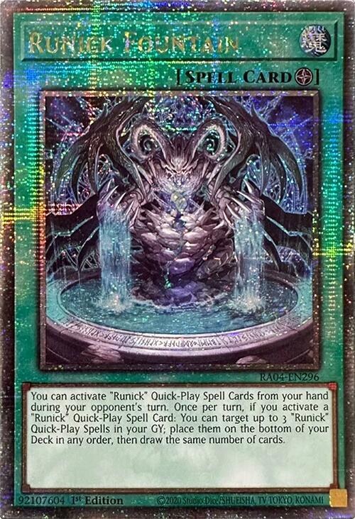 Runick Fountain - Quarter Century Secret Rare