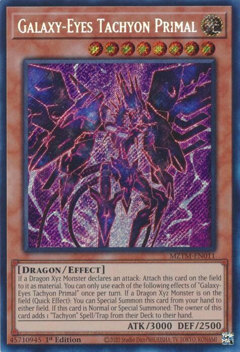 Galaxy-Eyes Tachyon Primal - 1st Edition