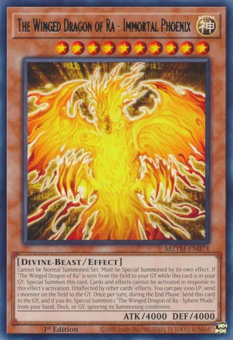 The Winged Dragon of Ra - Immortal Phoenix - 1st Edition