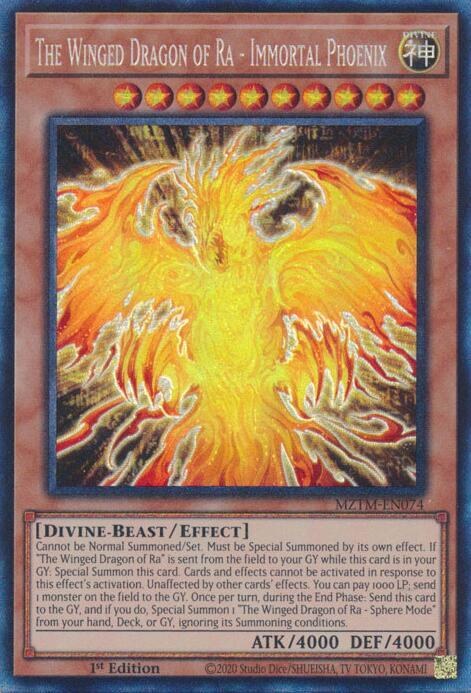 The Winged Dragon of Ra - Immortal Phoenix - Cr