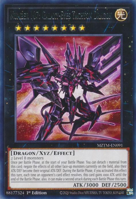 Number 107: Galaxy-Eyes Tachyon Dragon - 1st Edition