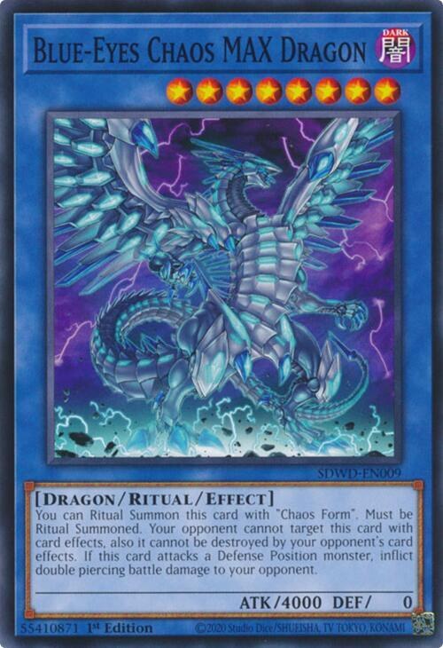 Blue-Eyes Chaos MAX Dragon - 1st Edition