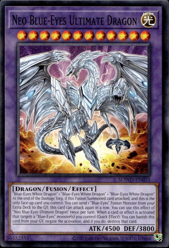 Neo Blue-Eyes Ultimate Dragon - Unlimited Misprint