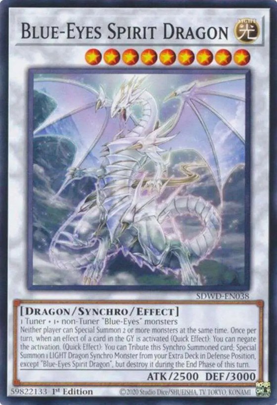 Blue-Eyes Spirit Dragon - Unlimited Misprint