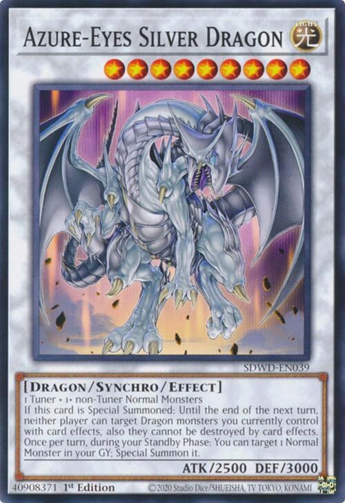 Azure-Eyes Silver Dragon - Unlimited