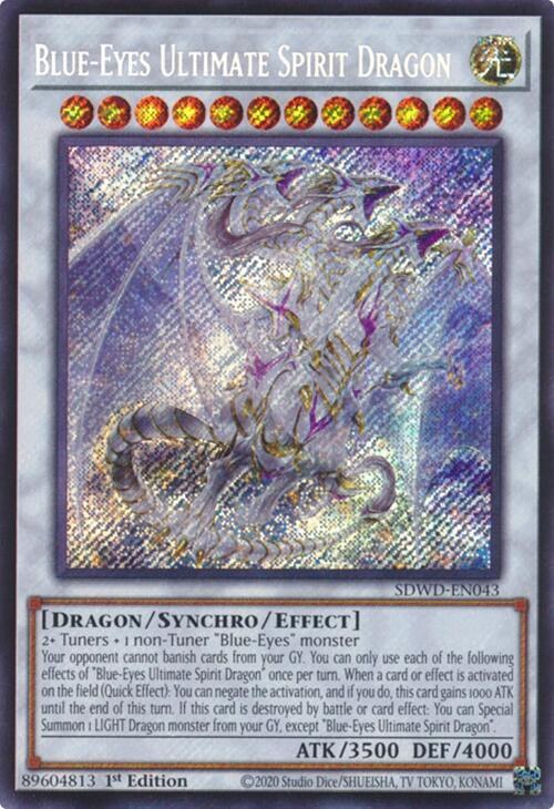 Blue-Eyes Ultimate Spirit Dragon - Secret Rare Unlimited