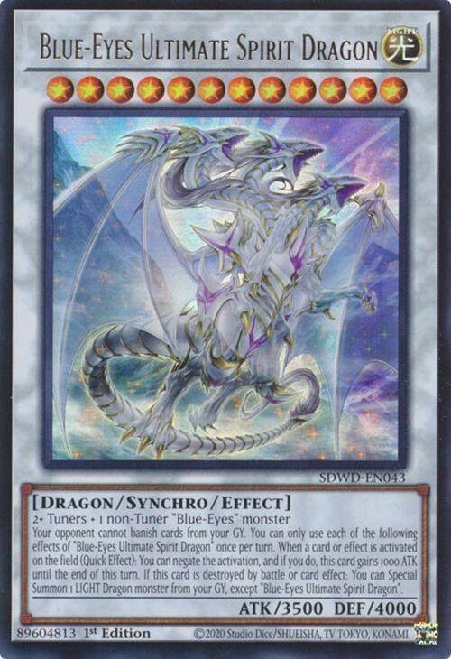 Blue-Eyes Ultimate Spirit Dragon - 1st Edition