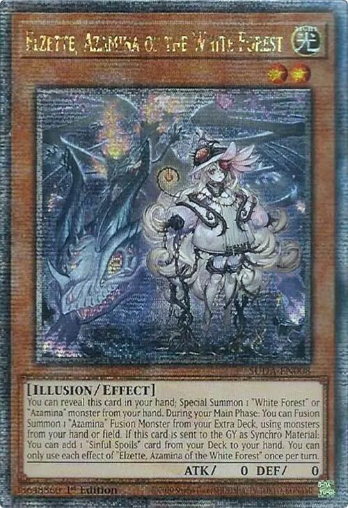 Elzette, Azamina of the White Forest - Quarter Century Secret Rare