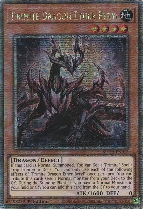 Primite Dragon Ether Beryl - Quarter Century Secret Rare