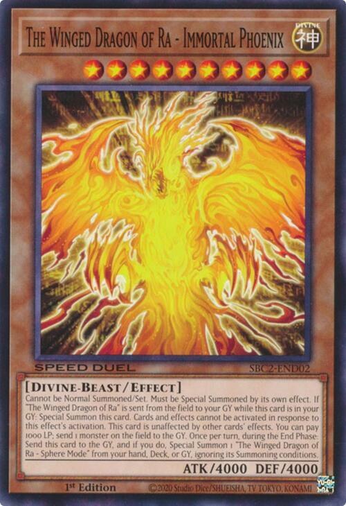 The Winged Dragon of Ra - Immortal Phoenix - 1st Edition