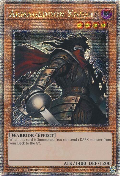 Armageddon Knight - Quarter Century Secret Rare