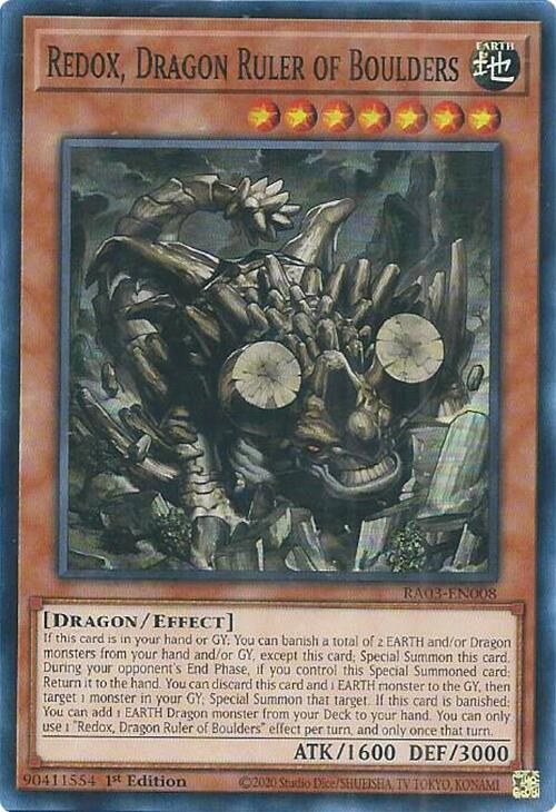 Redox, Dragon Ruler of Boulders - 1st Edition