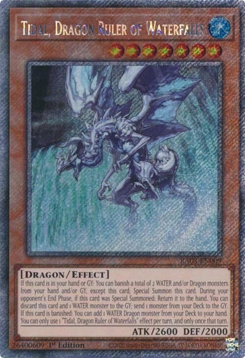 Tidal, Dragon Ruler of Waterfalls - Platinum Secret Rare