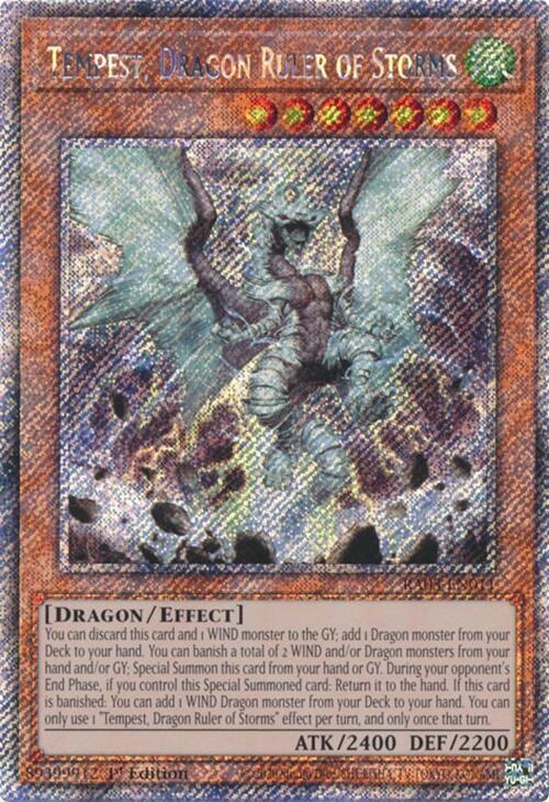 Tempest, Dragon Ruler of Storms - Platinum Secret Rare