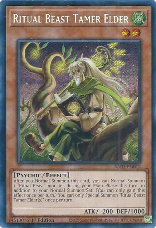 Ritual Beast Tamer Elder - Secret Rare