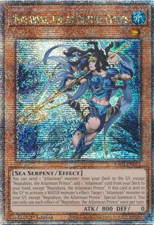 Neptabyss, the Atlantean Prince - Quarter Century Secret Rare