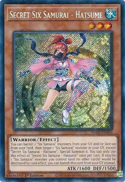 Secret Six Samurai - Hatsume - Secret Rare