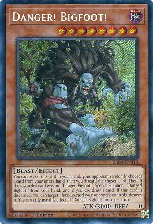 Danger! Bigfoot! - Secret Rare