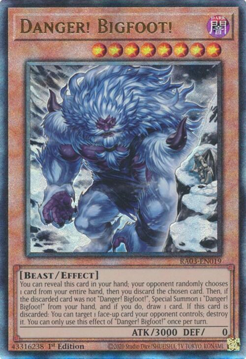Danger! Bigfoot! - Alternate Art Pur