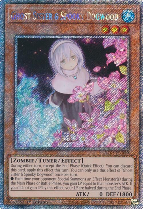 Ghost Sister & Spooky Dogwood - Alternate Art Platinum Secret 