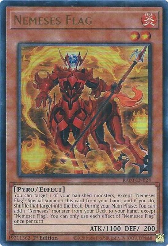 Nemeses Flag - Quarter Century Secret Rare