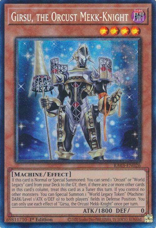 Girsu, the Orcust Mekk-Knight - Pcr