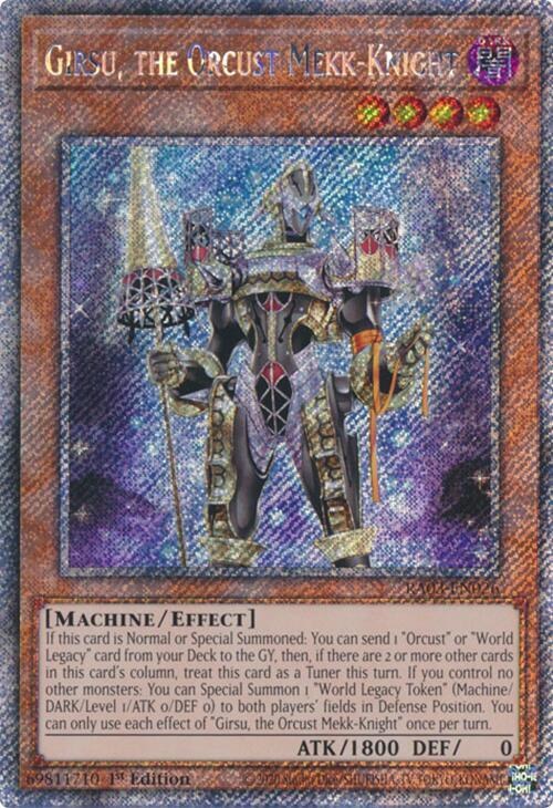Girsu, the Orcust Mekk-Knight - Platinum Secret Rare