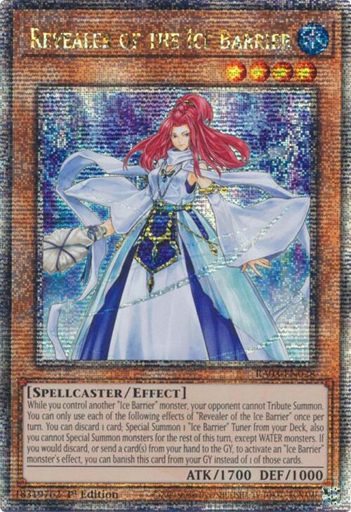 Revealer of the Ice Barrier - Quarter Century Secret Rare