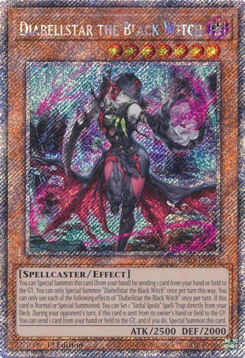 Diabellstar the Black Witch - Platinum Secret Rare