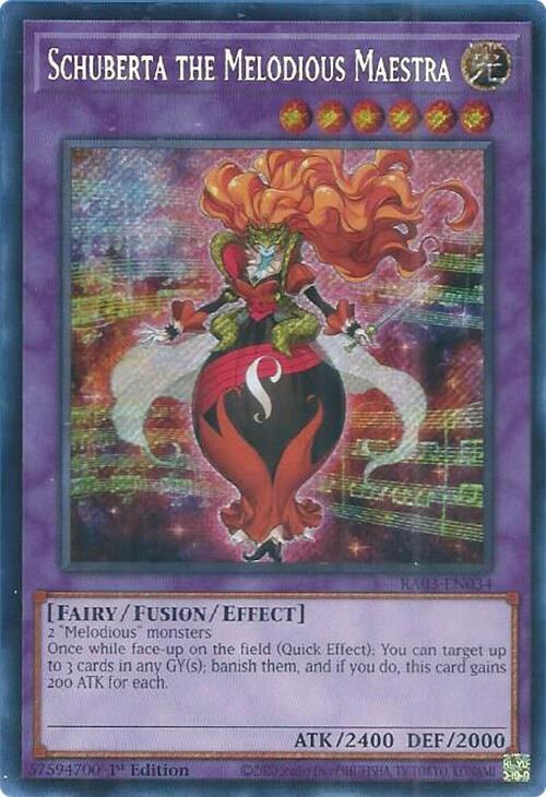Schuberta the Melodious Maestra - Secret Rare