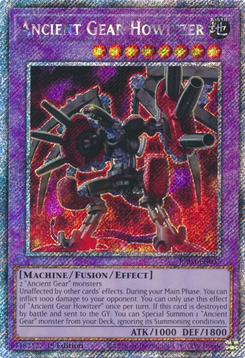 Ancient Gear Howitzer - Platinum Secret Rare