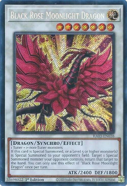 Black Rose Moonlight Dragon - Secret Rare