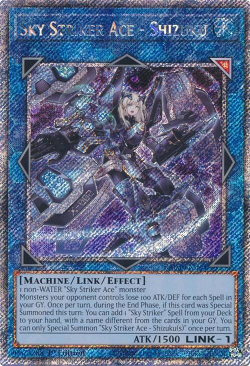 Sky Striker Ace - Shizuku - Platinum Secret Rare