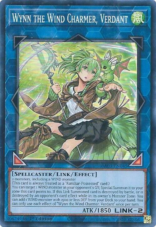 Wynn the Wind Charmer, Verdant - 1st Edition