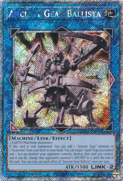 Ancient Gear Ballista - Platinum Secret Rare