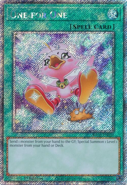 One for One - Alternate Art Platinum Secret 