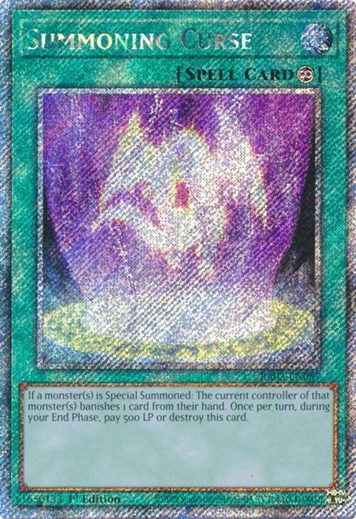 Summoning Curse - Platinum Secret Rare
