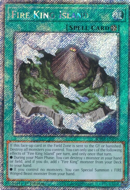 Fire King Island - Platinum Secret Rare