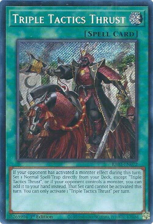 Triple Tactics Thrust - Secret Rare