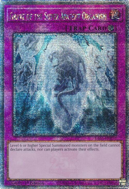 Grave of the Super Ancient Organism - Quarter Century Secret Rare
