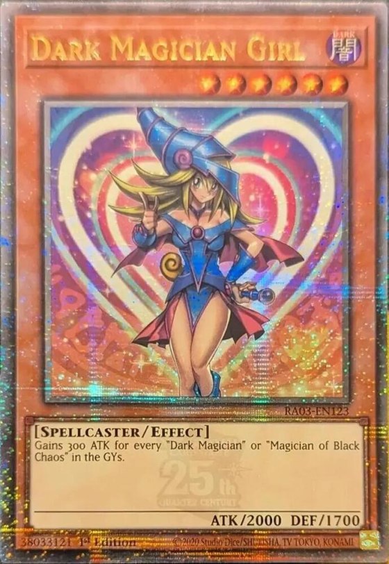 Dark Magician Girl - Quarter Century Secret Rare A