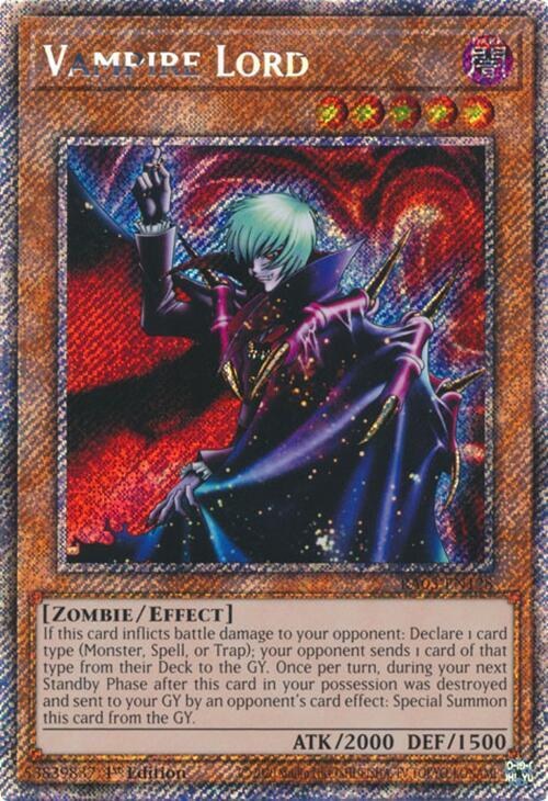 Vampire Lord - Platinum Secret Rare