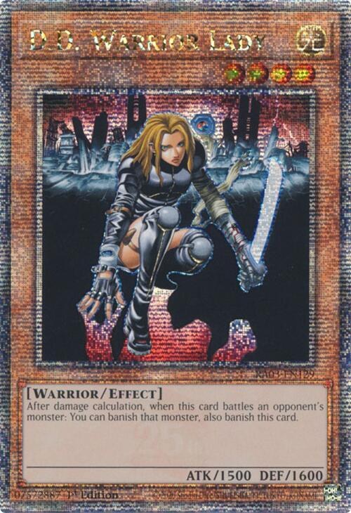 D.D. Warrior Lady - Quarter Century Secret Rare