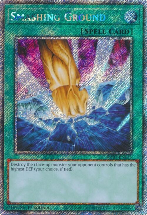 Smashing Ground - Platinum Secret Rare