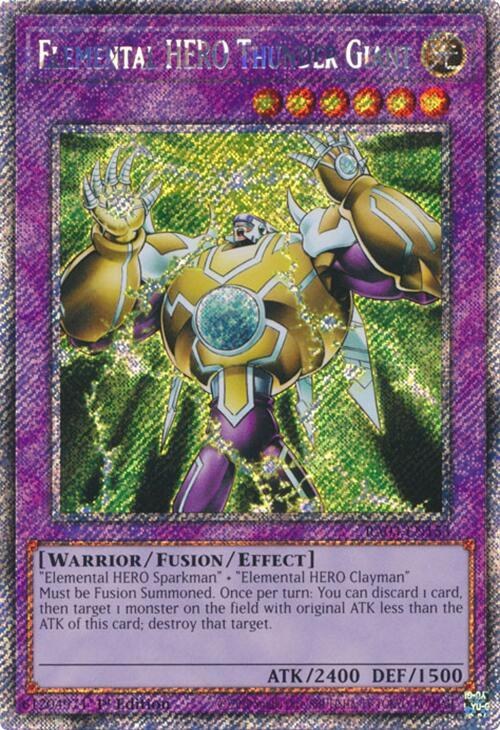 Elemental HERO Thunder Giant - Platinum Secret Rare